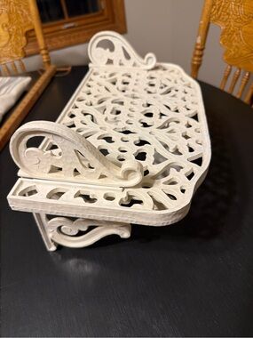 Vintage HOMCO wall shelf, white